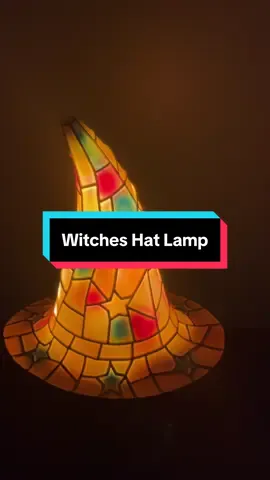 Witches Hat Lamp #halloween #spookyszn #hocuspocus #halloweendecor 
