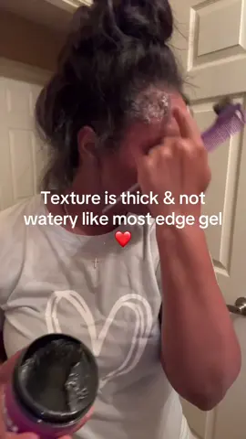 It doesn’t matter if you’re into braids, twist or whatever- it’s going to hold them down nice and sleek without the grease❣️#blackgirlhair #hairgel #blackgirlhaircare #braidgelreview 