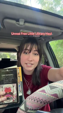 Free Little Library Haul!  I might not even need to thrift books anymore because I keep finding so many great reads to trade for in these free little libraries?!  Books Mentioned: Dante’s Inferno, Leaning Towards Bethlehem Joan Didion, Let Me Tell You What I Mean Joan Didion, K ing Harald's Saga Snorri Sturluson #BookTok #freelittlelibrary #thriftbooks #bookthrifting #classicliterature 