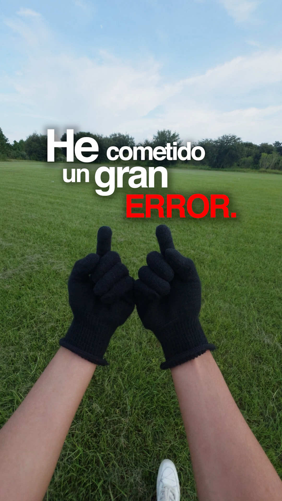 He cometido un gran error… 🤯 