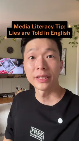 Link in bio for the master list and Amal’s fundraiser! To be clear, lies and propaganda come in all languages. Context is everything! #politics #medialiteracy #education #tips
