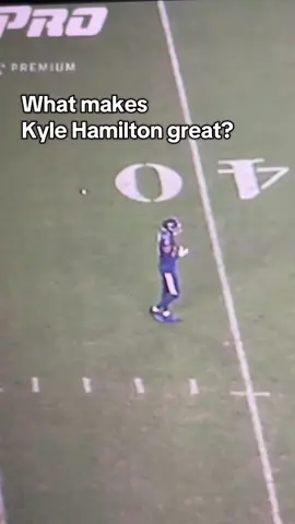 Kyle Hamilton is the perfect safety #nfl #football #sports #fyp #ravens 