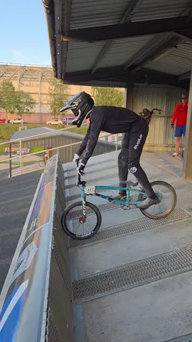 I wish I never slipped on the gates (I nearly crashed out) #bmxgate #sportsclip #bikefail #nearmiss #bikecrash 