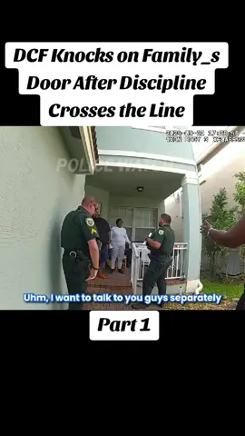 DCF Knocks on Family_s Door After Discipline Crosses the Line #policeofficer #police #cops #bodycam 