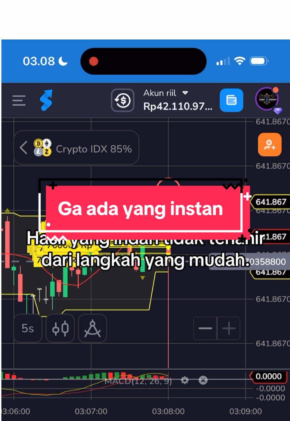 Baru bangun langsung op🤑#stockity #stockitytrading #stockityid #trading #tradingforex @GLORYSTOCKITY 