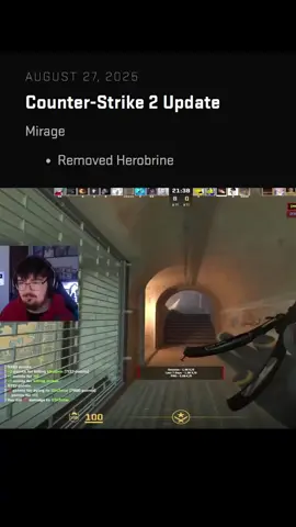 HEROBRINE SIGHTING #cs2 #counterstrike #cs2memes  #cs2funny 