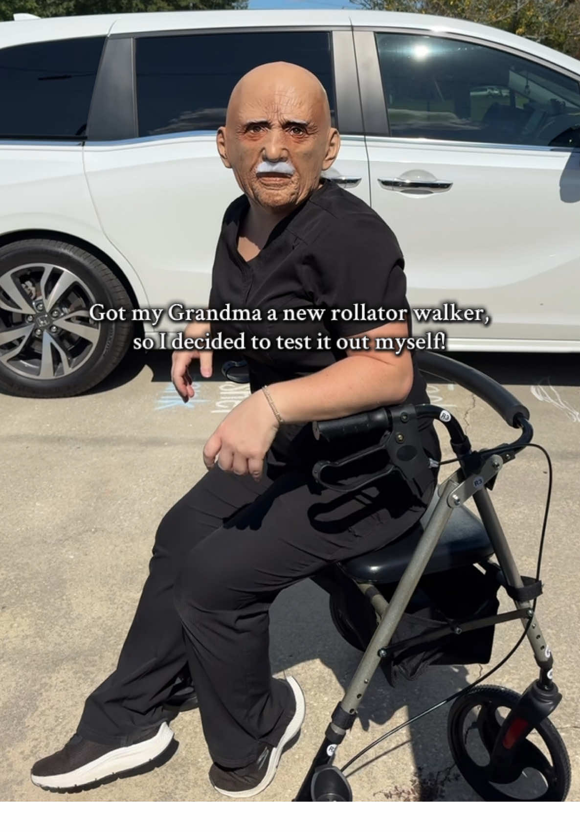 The PERFECT affordable rollator walker for your grandparents who have difficulty walking, ambulating and getting around or who are prone to multiple falls! My grandma has had her current rollator for 10 years or more and is in big need of an upgrade so I just put this together and cannot wait to take this to surprise her with. It is height adjustable, light weight, foldable for easy storage and person for senior citizens and elderly adults.   #walker #rollator #senior #grandparents #nursinghome 