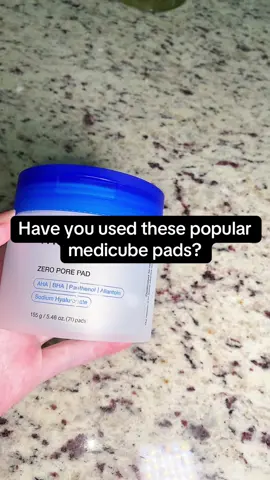 Have you used the Medicube zero pore pads? #medicubeskincare #medicubetiktokshop #zeroporepad #medicubereview 