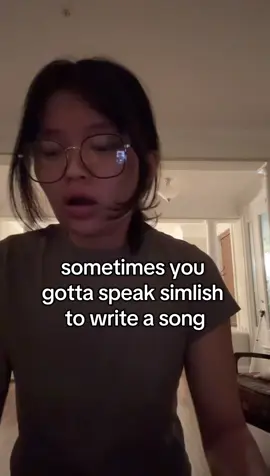ik the lyrics make 0 sense but that’s simlish for u
