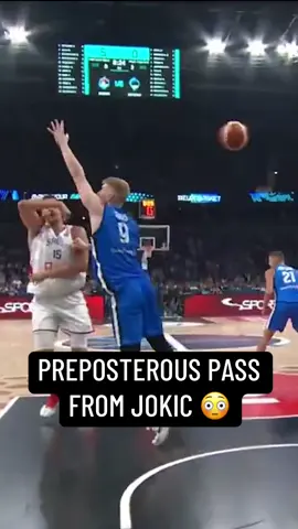 Not my guy missing the shot though 😭😭 🎥: @FIBA EuroBasket  #nikolajokic #fiba #eurobasket #denvernuggets #NBA 