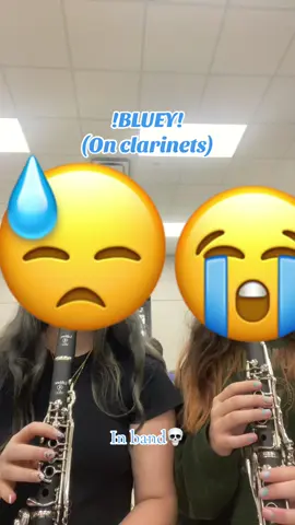 Idk if you can even hear us😭#bluey #band #clarinet #fyp #short 