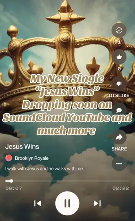 My new song called Jesus wins. Tap in make videos to this I will repost come on saints it’s time we get up and start standing for the Lord and his word 