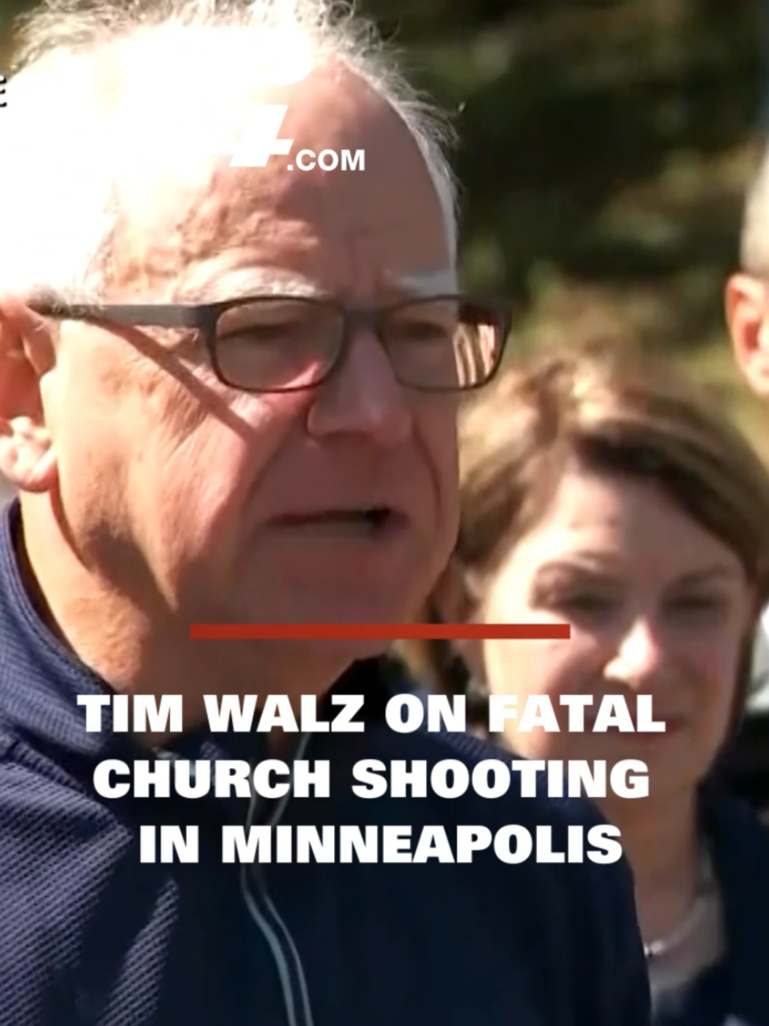 Minneapolis Governor Tim Walz spoke to reporters after two children were killed and several were injured in a mass shooting of Catholic school students at a Minneapolis church. #minneapolis #news #cp24news