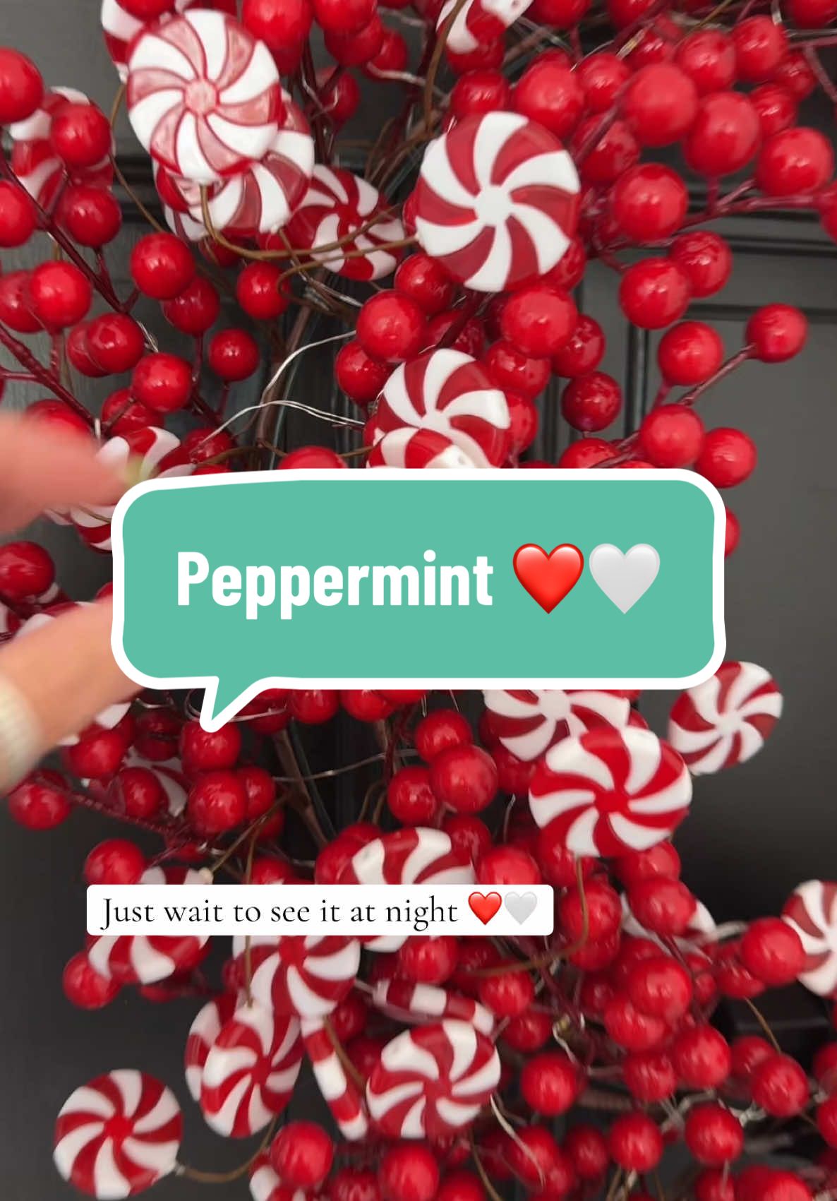 This peppermint wreath from QVC is pure holiday magic ❤️🤍 The stunning lights bring it to life and even come on a timer—set it and enjoy the glow all season long! Beautiful on the front door or inside as a cheerful holiday accent. 🎄✨ #QVCFinds #HolidayDecor #ChristmasWreath #PeppermintStyle #FestiveFrontDoor #SeasonalMagic #HolidayGlow #QVCStyle #WinterWonderland #ChristmasDecor @QVC, Inc 