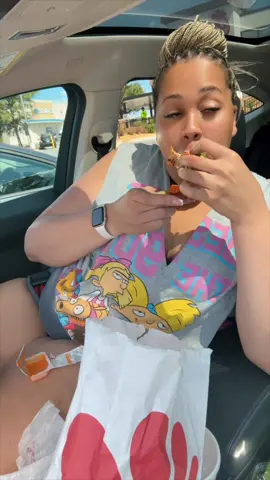 Tried one of those TikTok healthy Chick-fil-A meals today 👀✨ Got the cool wrap (no more than 300 cal), swapped out ranch for buffalo sauce (25 cal each 🙌🏽), added honey & hot sauce, and traded my fave fries for the kale salad. Not gonna lie… I actually enjoyed it! 🥗🔥