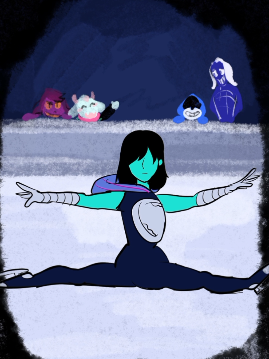 Ice skating with Kris animation by me, this took me 2 days btw I am so tired.#deltarune #deltarunetobyfox #krisdreemur #artistsoftiktok #deltarunetiktok 