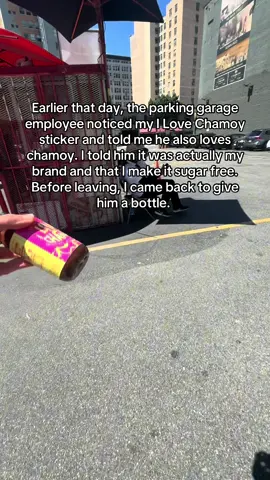 The sticker was the perfect ice breaker! #chamoy #diabetes #fyp #SmallBusiness #sugarfree 
