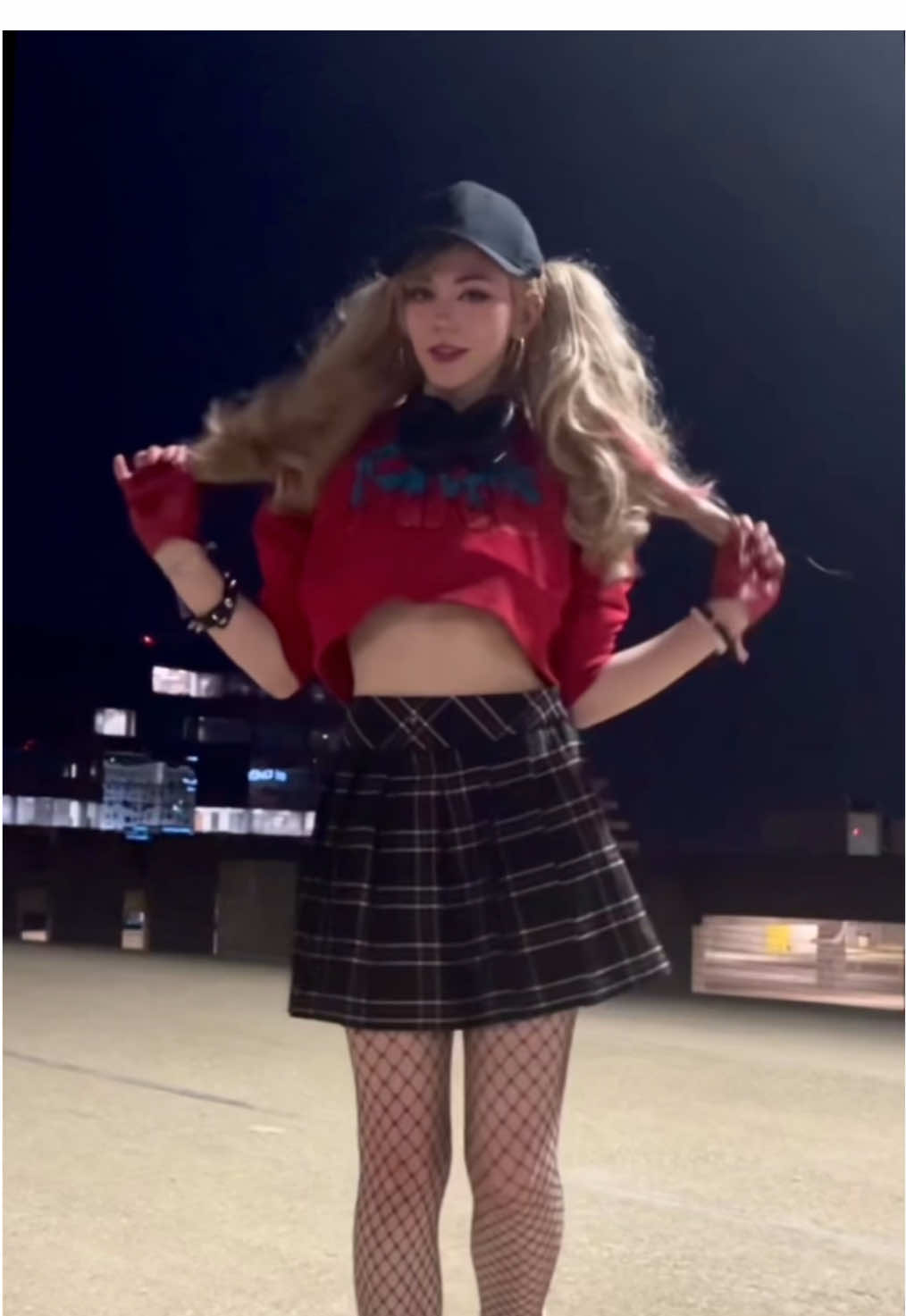 wore this cosplay for like .2 seconds lol #anntakamaki #p5 #persona5 #p5cosplay #dance