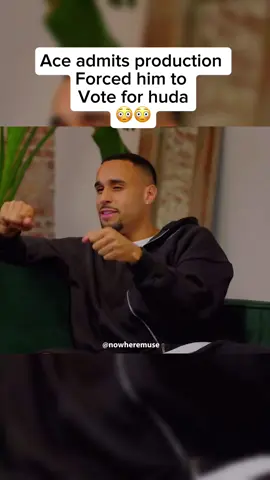 Ace admits production forced him to vote for huda to keep her on the show 😳 #huda #aceloveisland #LoveIsland #loveislandusa 