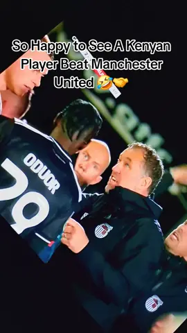 Oduor A Nairobi born Defender Playing for Grimsby Town was part of the team that faced Manchester United in the Carabao Cup game on 27th August. #Carabao #manchesterunited #grimsbytown #kenyantiktok🇰🇪 #fyp 