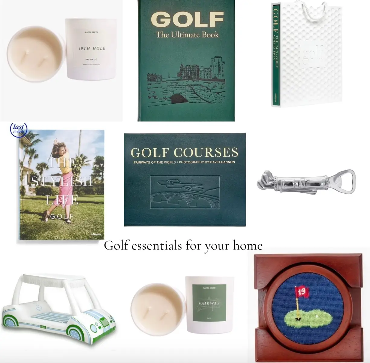Link in bio to shop my! #golfgifts #golfbooks #golfhomedecor 