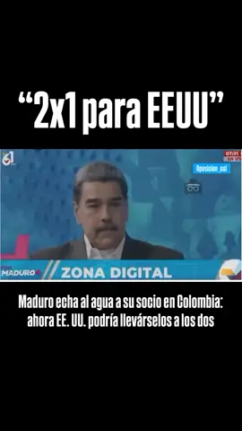 Ante las intensas amenazas por parte de los EE.UU Maduro echa al agua a su socio en Colombia y a otros países ahora EE. UU. podría llevárselos a los dos. #venezuela🇻🇪 #trump #todos #ÚLTIMAHORA🇻🇪 #Internaionales 