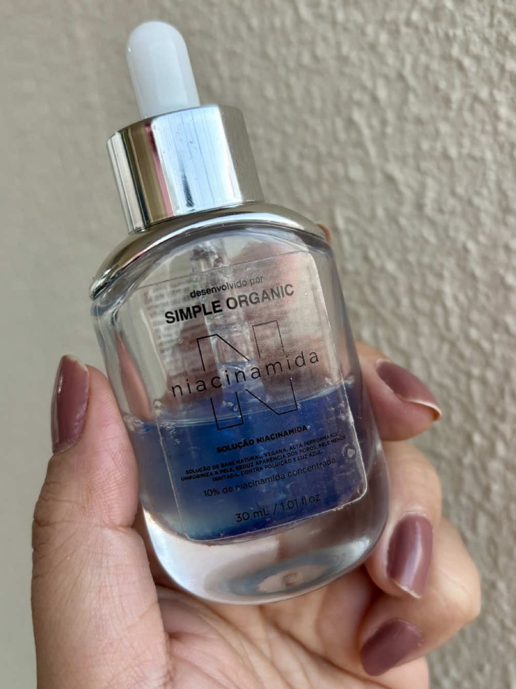 Sério… depois que comecei, não tem como voltar atrás 😮‍💨💙  #skincare #niacinamida #simpleorganic #clareadordemanchas #melasma 