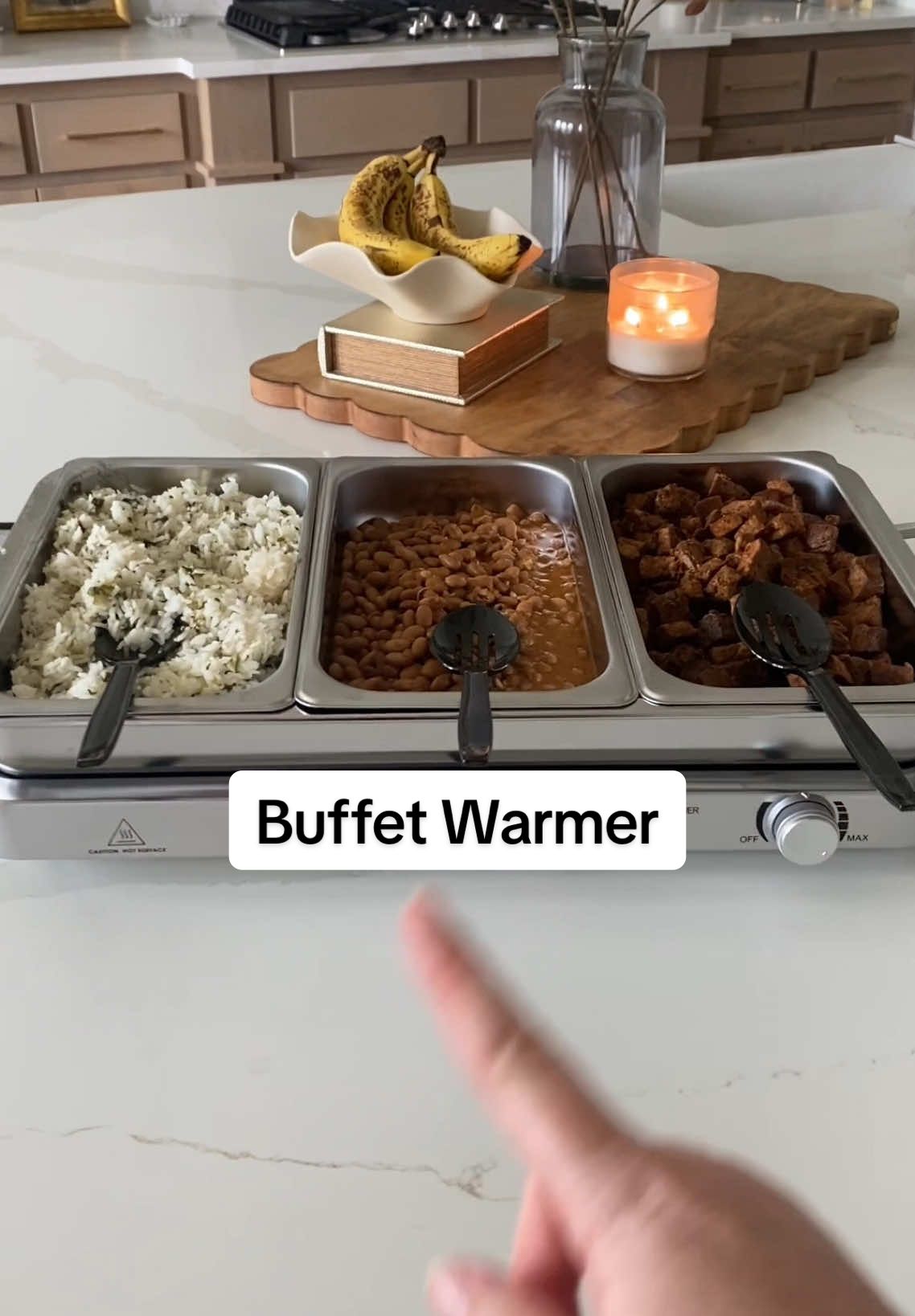 Cold mashed potatoes? Not in this house. 🥔🔥 Keep every dish—casseroles, stuffing, veggies—warm and ready to serve with zero stress. Your guests will thank you later! #HostingHacks #HolidayDinner #BuffetWarmer #kitchenessentials 