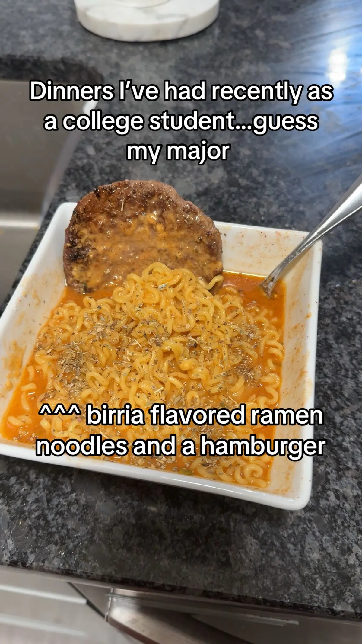 I think I’m a gourmet chef #college #fyp #food #chef #collegelife 