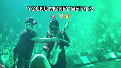 When you’re the goat you do what you want! 🤘🏼 #lilwayne #lucifena #tour #youngmoney 