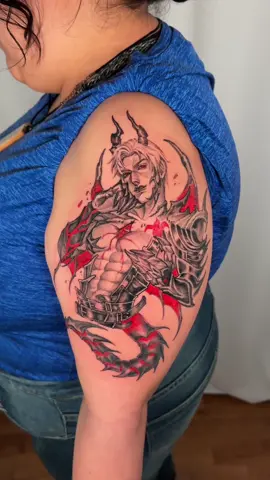 I love tattooing my malewife (Sylus)  #lads #loveanddeepspace #sylus #tattoo #montrealtattoo 