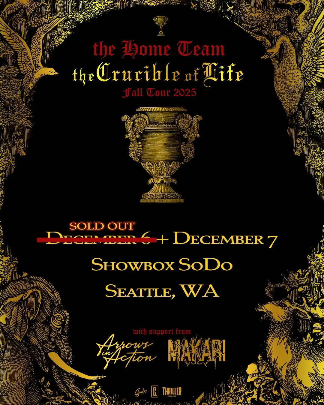 The first upgrade sold out in 2 hours, so we scrambled to add a second date. It’s on sale now, additional VIP is added as well. If you missed out (or you just wanna see us twice), GRAB A TICKET NOW! DON’T SLEEP!