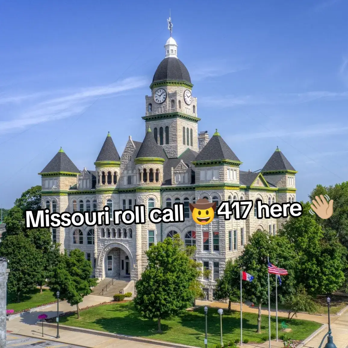 Missouri roll call 🤠  #missouri #417 #carthage #mo #fyp 