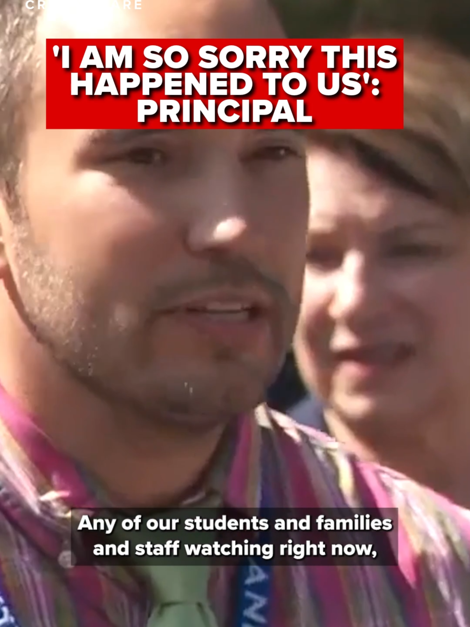 Principal Matt DeBoer praised students and teachers after the deadly mass shooting at the Annunciation Catholic School. Read more by clicking the link in the bio. #minneapolis #crime #school #news #police #investigate