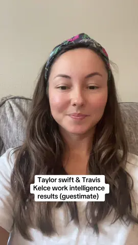 This is my personal guess of what I think Taylor Swift & Travis Kelce’s work intelligence results would be!!  Comment your results below!  #taylorswift #taylorswifttok #smallbusinesscheck #foryourpage #viralvideo 