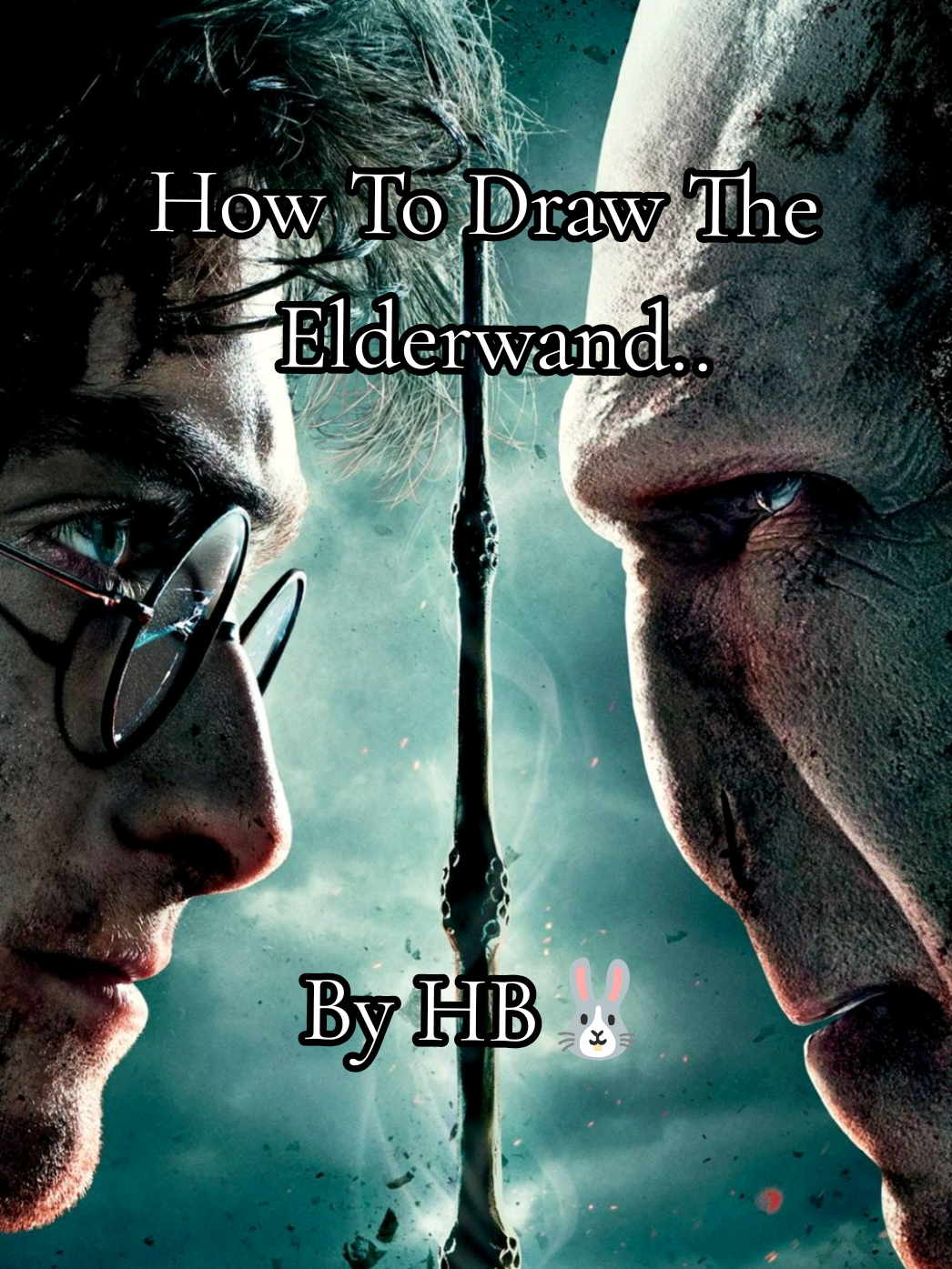 How To Draw The Elderwand 🪄 ADoodleADay..Day 78 #fyp #foryoupage❤️❤️ #artistsoftiktok #harrypotter #hogwarts 