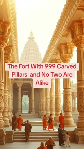 The Fort With 999 Carved Pillars  and No Two Are Alike India Indian history Echoesofindia.history History of India AncientIndia HiddenHistory PrideOfIndia HeritageIndia HistoryFacts BharatKeVirasat AncientWisdom #india #hiddenindianhistory #ancientindia #indianculture #echoesofindia 