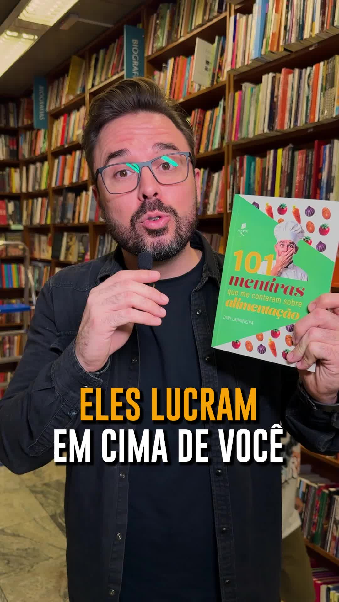 ELES LUCRAM COM A SUA IGNORÂNCIA! Principalmente a indústria farmacêutica e a de ultraprocessados, que garantem que você seja cliente deles o resto da vida. E é por isso que eu estou aqui para te ajudar a não ser mais enganado e a obter conhecimento. E no meu livro eu te explico todas essas mentiras que te contam e te ensino a comer comida de verdade. 📍 Para comprar agora, o link está na bio ou comente aqui: “LIVRO” que envio direto no seu direct! #chef #nutricao #nutrição #saúde #saude #emagrecimento #emagrecer #dieta #dietasaudavel #boaalimentação #dietasemsofrer #comidasaudavel #cozinhapratica #receitapratica #receitasfaceis #receitascaseiras #gastronomia #culinaria #cafe #cafeespecial #amocafe