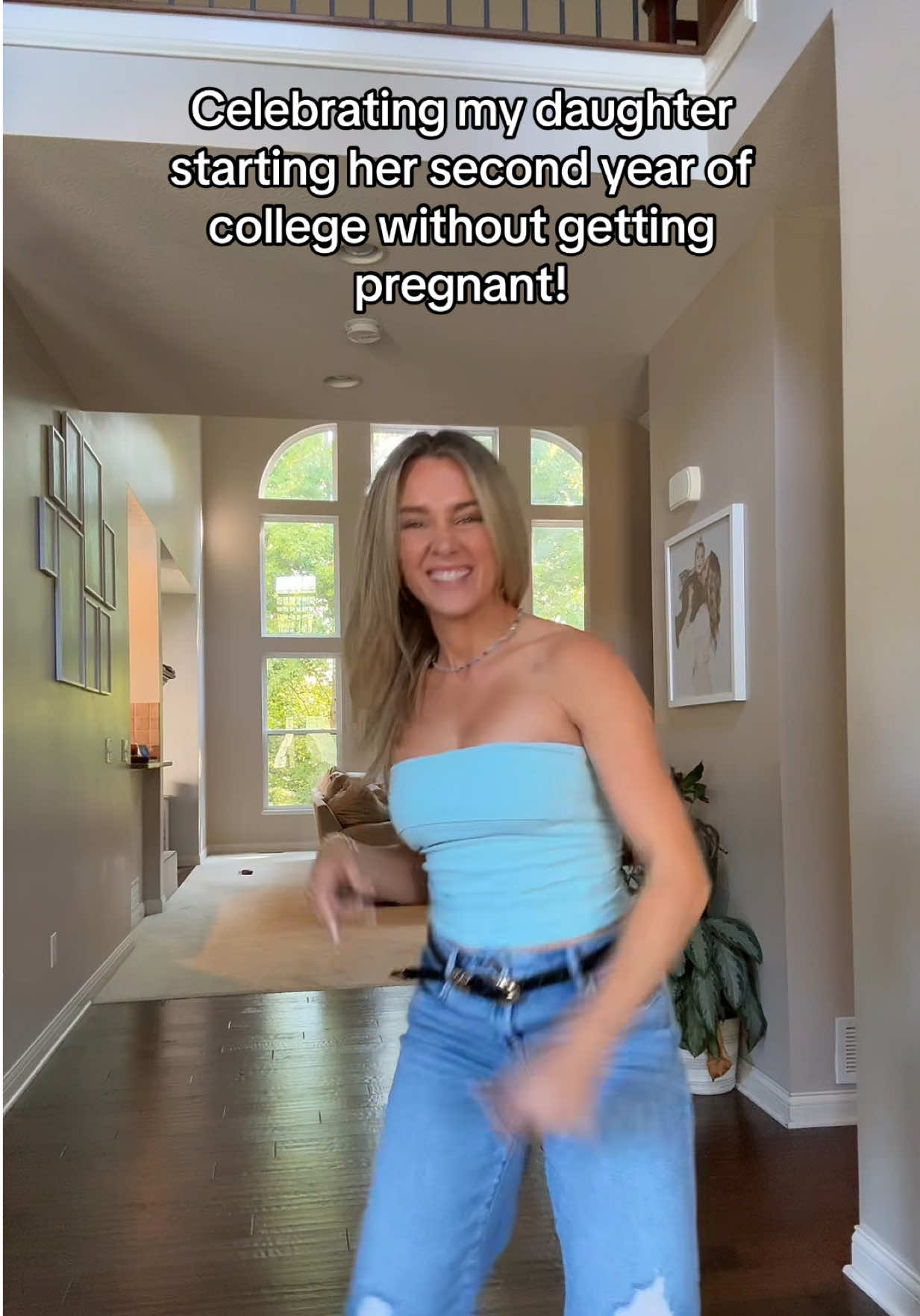 At what point do I give her a gift for beating teen pregnancy? After college or at 20?