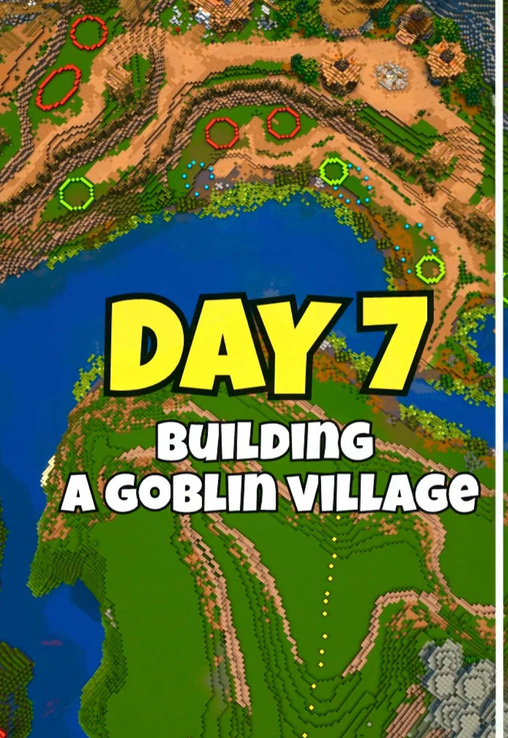 How to build a Goblin Village in Minecraft Day 7 #Minecraft #minecraftbuilding #minecrafthouse 