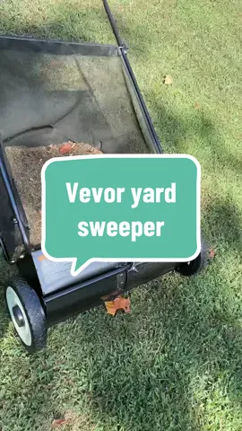 Vevor yard sweeper. #cleaninggadgets #cleaningfinds #VEVOR #fyp #vevorttshop @Vevor_US
