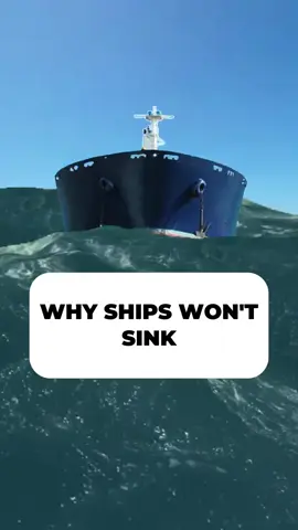 Ever wonder why massive ships float instead of sink? It’s all about buoyancy and design. A ship displaces a volume of water equal to its weight, and as long as it doesn’t take in too much water, it stays afloat. Compartments, double bottoms, and watertight bulkheads help keep water out and maintain balance even when damaged. So no, ships aren’t unsinkable—but they’re built to stay afloat in tough conditions. ⚓ What ship design feature do you think plays the biggest role in preventing sinking? #maritime #cadet