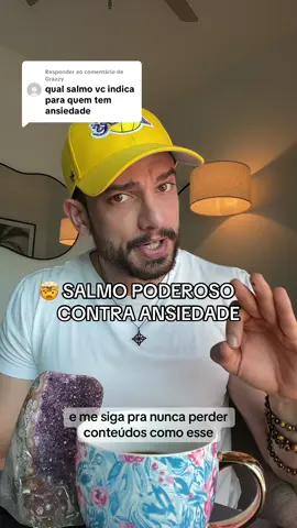 Respondendo a @Grazzy  SALMO PODEROSO PARA AN$IEDADE Se a an$iedade tem pesado no seu coração, esse Salmo é um convite para entregar o fardo a Deus e confiar que Ele vai te sustentar. ⸻ 🔑 Ritual de Ativação 1️⃣ Escreva em um papel tudo o que hoje te causa an$iedade — dívidas, medos, preocupações, relacionamentos, saúde. 2️⃣ Segure esse papel entre as mãos e leia em voz alta o Salmo 55. 3️⃣ Enquanto lê, imagine todo esse peso sendo transferido para o Senhor. 4️⃣ Ao terminar, amasse o papel e diga 3 vezes: ✨ “Lanço meu fardo sobre o Senhor, e Ele me sustenta.” 5️⃣ Jogue o papel fora, como sinal de que essa carga já não pertence mais a você. ⸻ 📖 Versículo-chave (Salmo 55:22): “Lança o teu fardo sobre o Senhor, e ele te sustentará; nunca permitirá que o justo seja abalado.” ⸻ 💡 Salva esse vídeo agora pra não esquecer de fazer o ritual quando a an$iedade apertar. 💫 #salmo #salmos #biblia #ansiedade #simpatia 