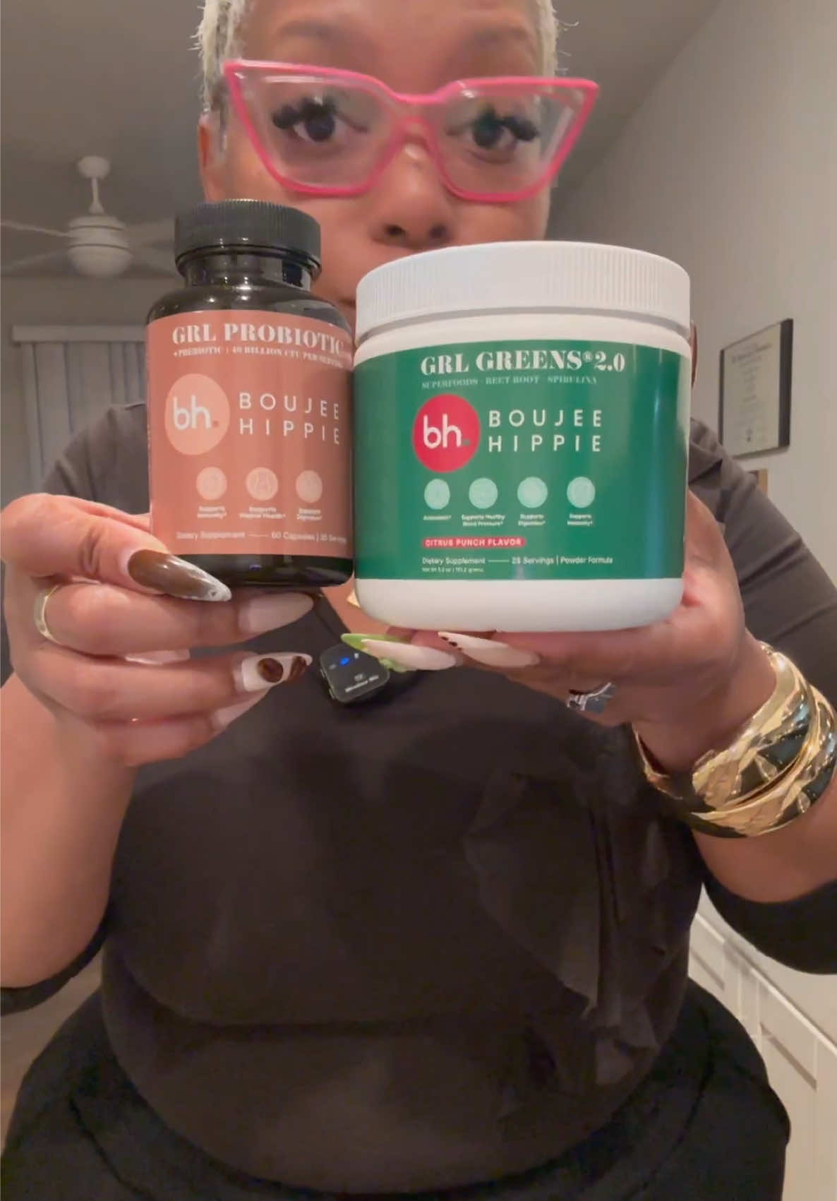 My GRLs dropped 🆕 products @Boujee Hippie Company 😌 #vondunkthat #plussizefashionblogger #vitamins #probiotics #ForYourPage