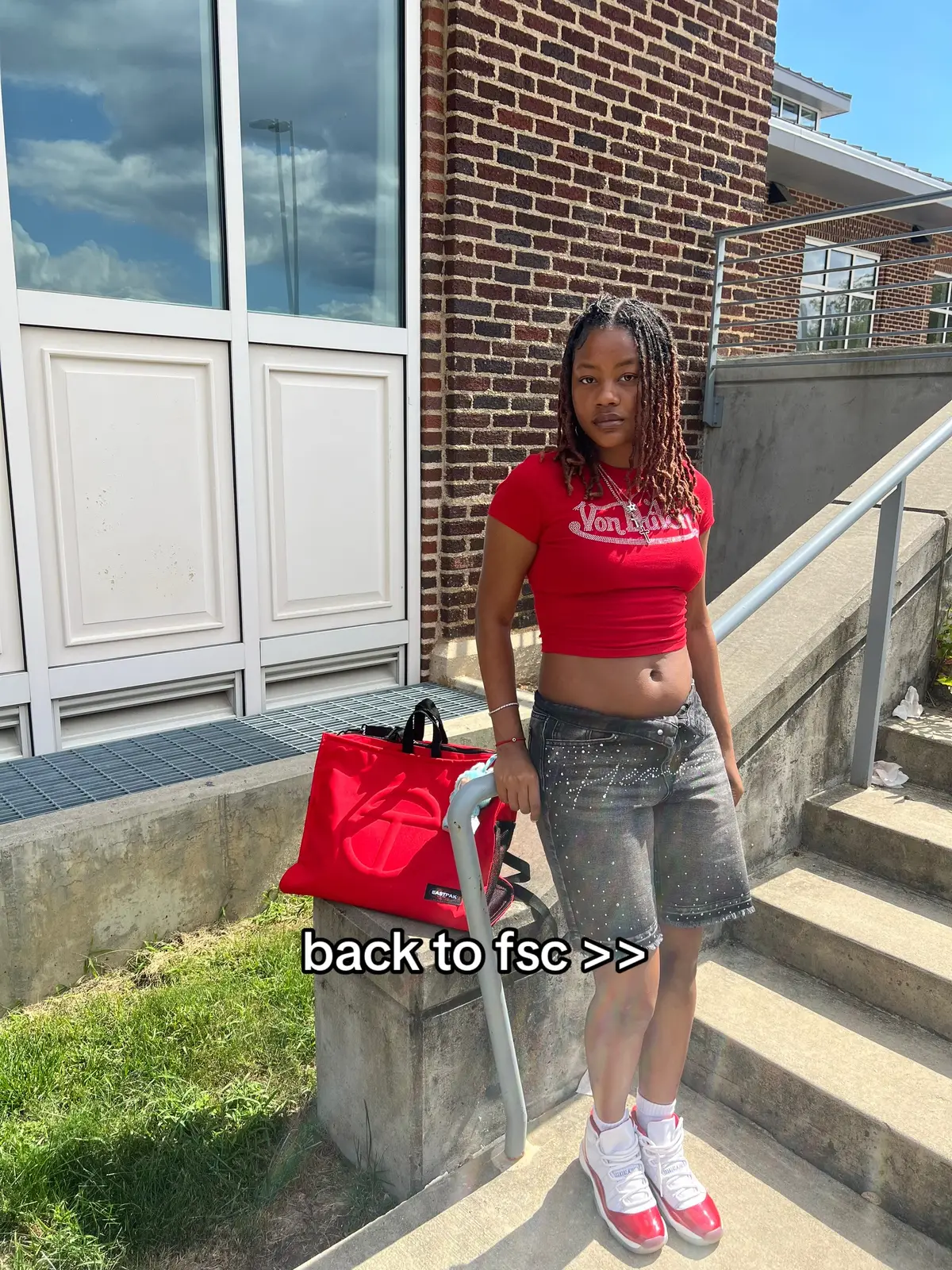 outfit tea asf 🫦 *am i shadowbanned?* #fyp #thebriannashow_ #locs #college  #farmingdale #fsc 