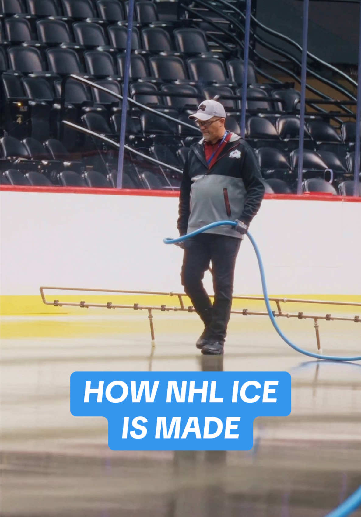 How’s it made: NHL Ice #GoAvsGo #ColoradoAvalanche #NHL #IceHockey #Rink 