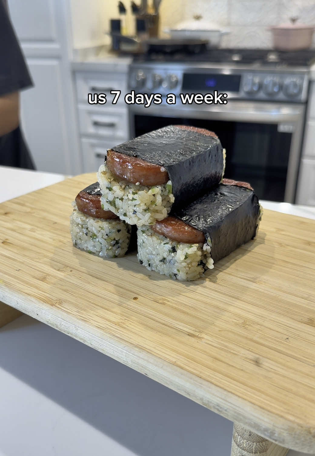 the spam musubi grind never stops 😮‍💨 *please come to our pop-ups or we’ll cry 😥 #randysspammys #spammusubi #Foodie #ohyea