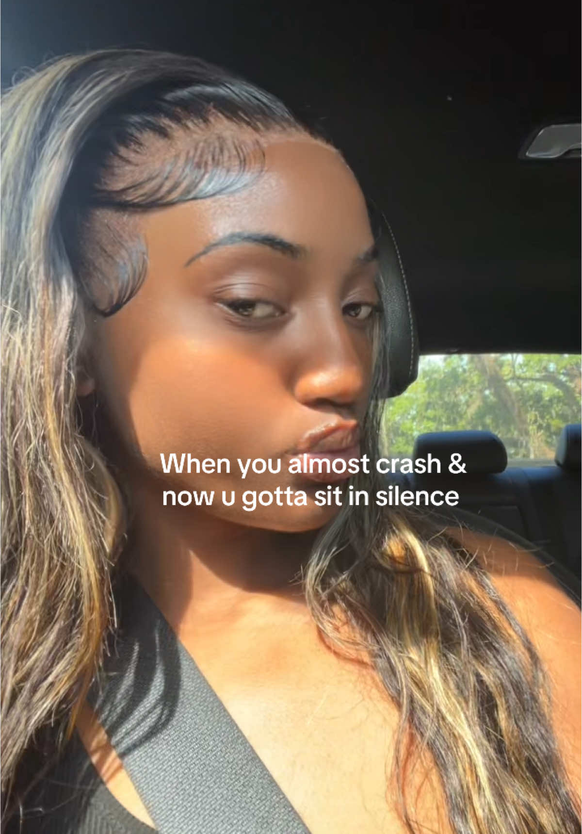 The embarrassment from the cars u know just seen that….  lmfao 