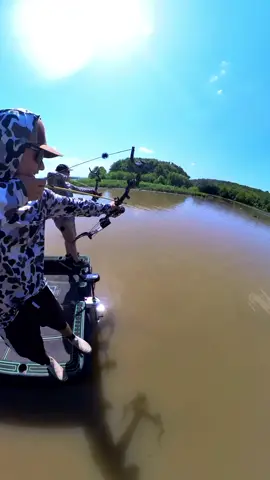 Bank bustin buffs!! #forcefeedem #bowfishing #fishing #Outdoors #hunting 
