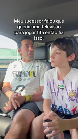 Agora meu sucessor pode jogar fifa #joaoadibe 